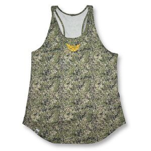 Size Ups Digital Camo Athletic‎ Tank Top Workout Gym Training Racerback Mens Lg